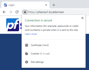 Enable SSL for pfSense 2.4