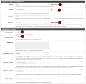 Configure OpenVPN for pfSense 2.4