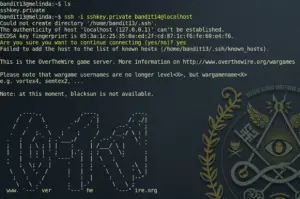 Connecting To Bandit14 Via SSH