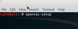 Installing OpenVAS