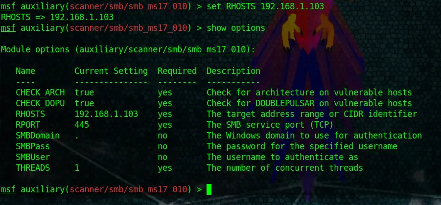 scan for vulnerabilities with Metasploit