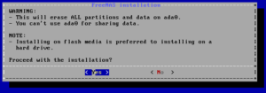 How to install FreeNAS 11