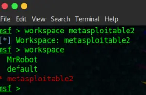 Metasploit Workspaces