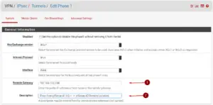 pfSense IPSec site to site