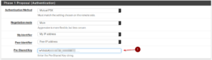 pfSense IPSec site to site