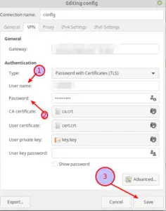 Howto pfSense OpenVPN on Linux Client