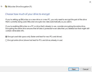 Encrypt USB Stick