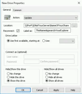 Drive Mapping with GPO