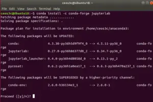 Install Jupyterlab on Ubuntu