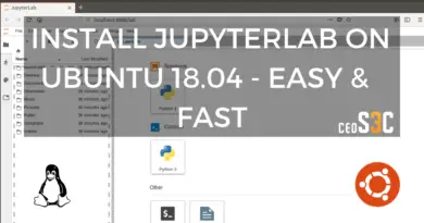 Install Jupyterlab on Ubuntu 18.04: Fast & Easy 2019! Install Jupyterlab on Ubuntu 18.04: Fast & Easy 2019!