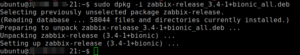 Install Zabbix on Ubuntu 18.04