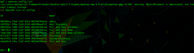 Vulnerability Scanning With Metasploit