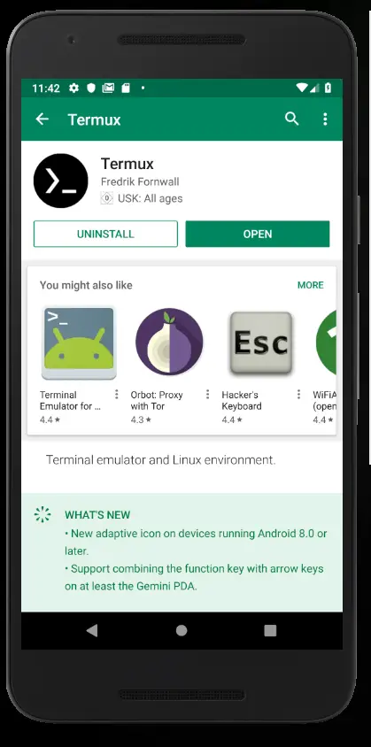 f droid termux