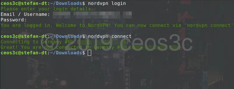 nordvpn arch linux