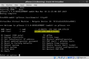Install pfSense 2.5 on VirtualBox