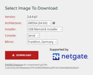 install pfsense 2.4.4 from usb