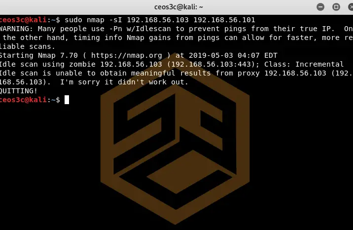 TCP Idle Scan (-sI) Nmap Network Scanning