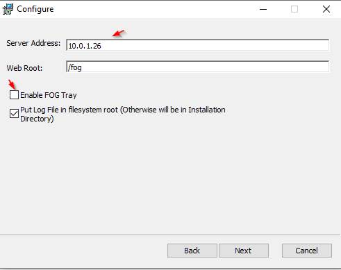 Install FOG Server