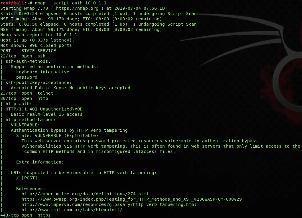 Nmap NSE Authentication Scan