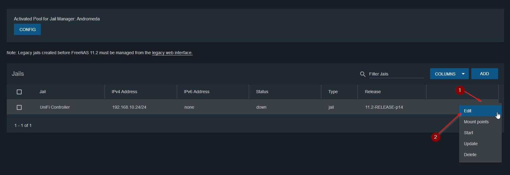 UniFi on TrueNAS