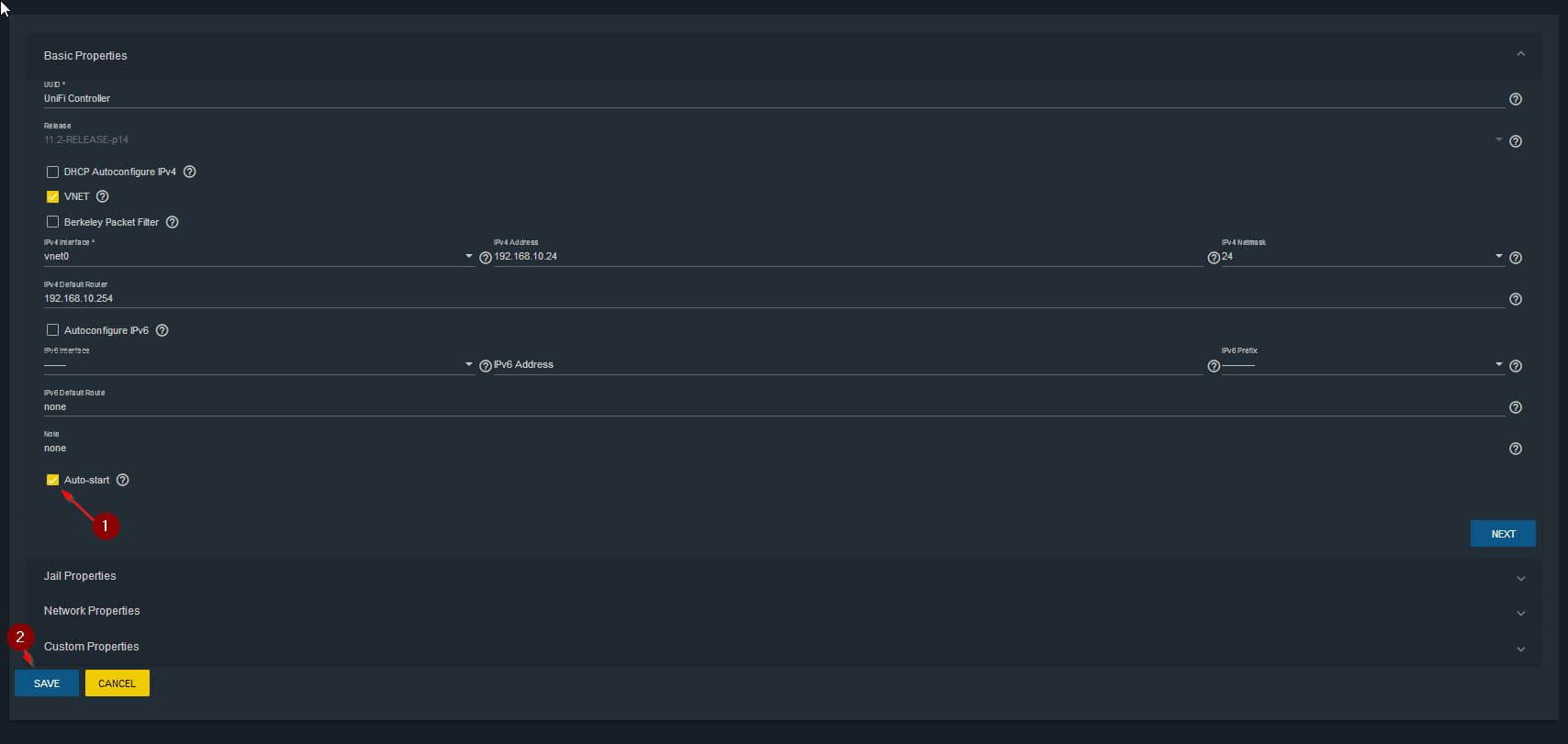 UniFi on TrueNAS