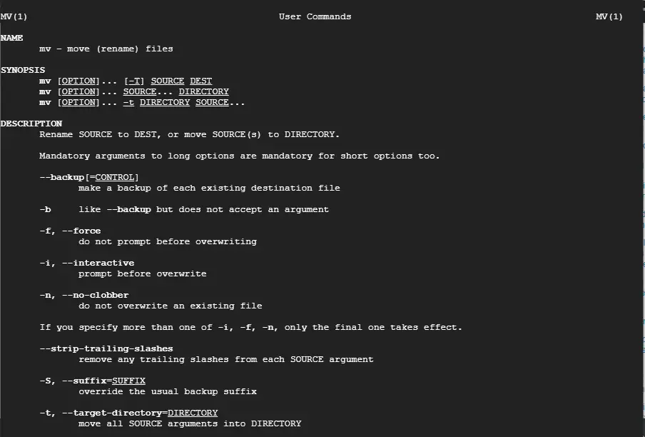 man mv command