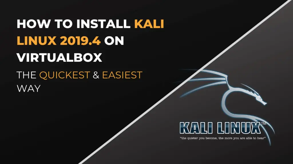 install kali linux virtualbox mac