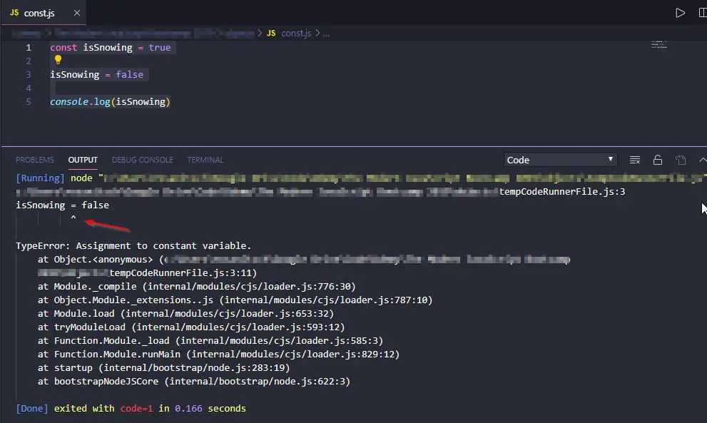 The Difference between Let and Const in JavaScript