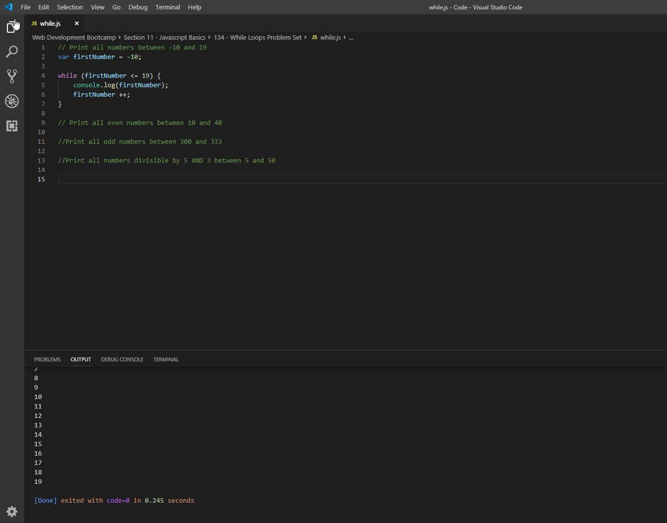 'node' is not recognized as an internal or external command VSCode