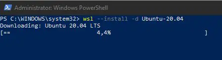 Install Ubuntu on WSL2