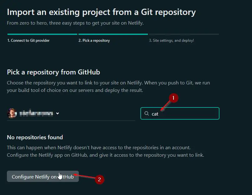 Connecting Netlify with Github