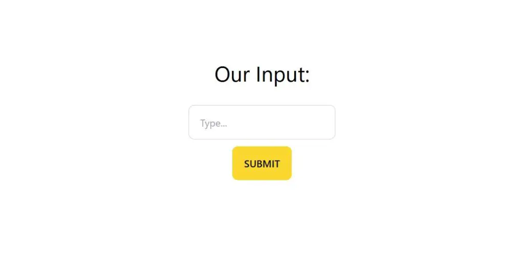 Get Values From Input in React