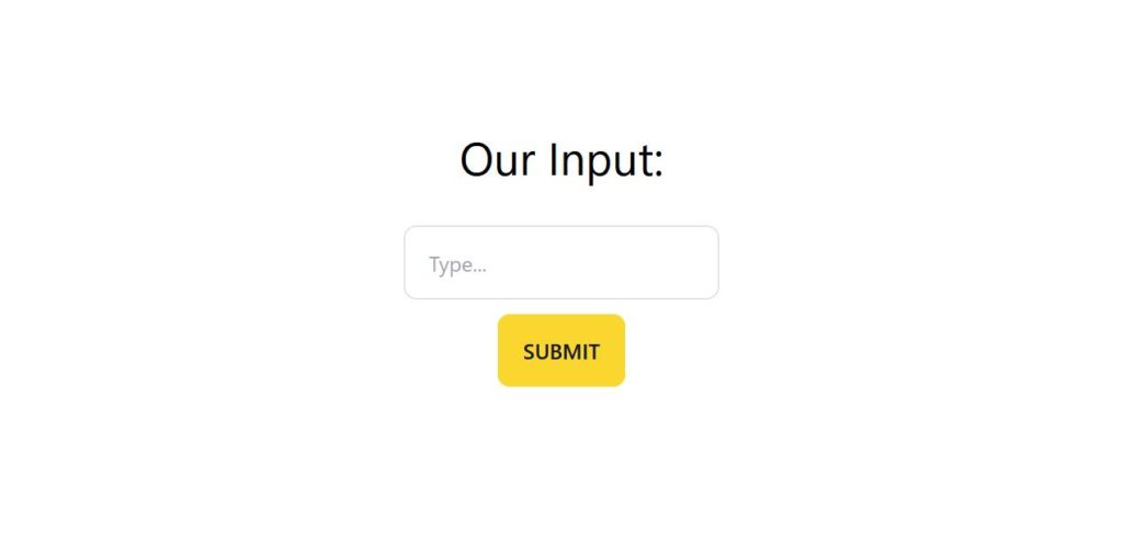 Get Values From Input in React