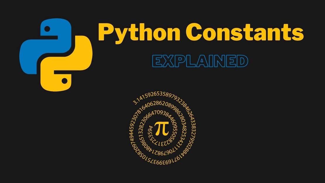 Naming constants in python