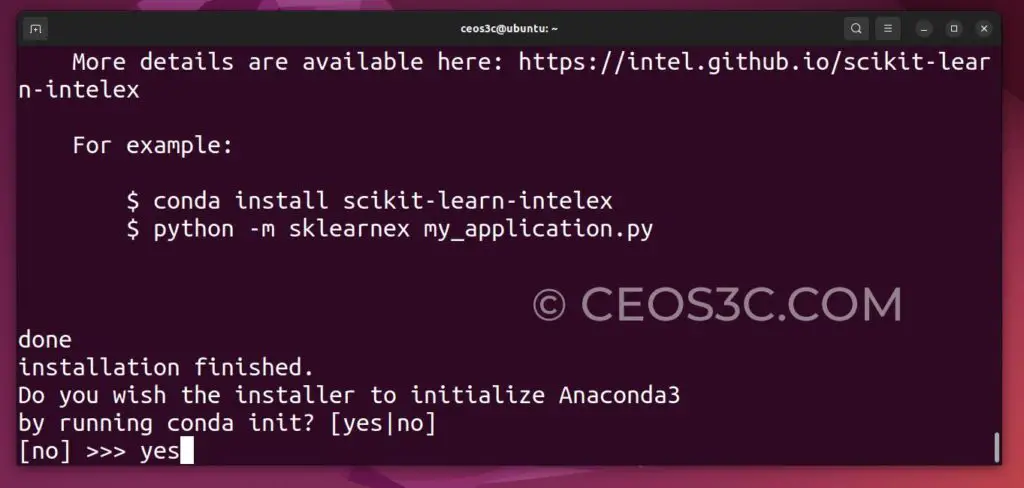 Install Anaconda on Ubuntu