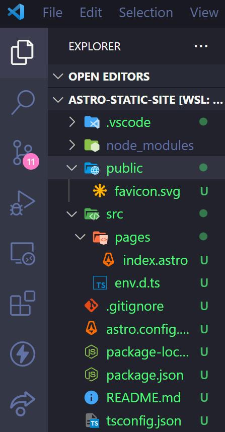 Astro JS Folder Structure