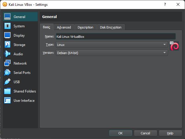 Install Kali Linux on Virtualbox