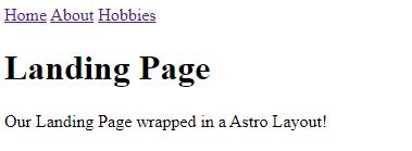 Astro Landing Page